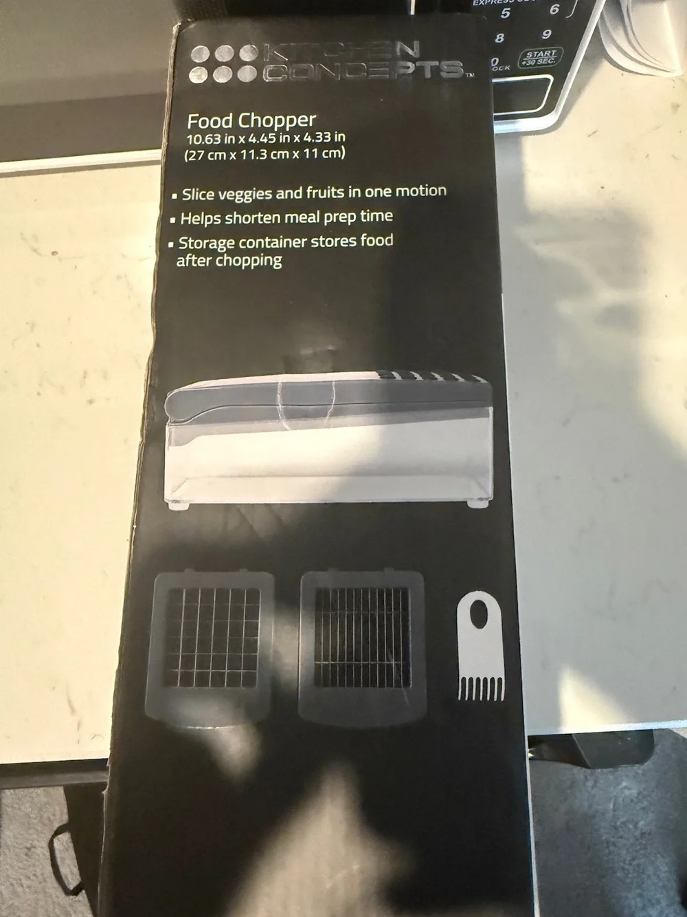 Food Chopper - Gray/Clear